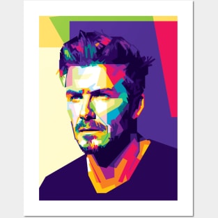 David Beckham WPAP V1 Posters and Art